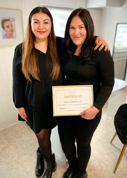 Ilknur Sommerer und Nadine Schalk - Professionelle Ausbildung im Kosmetikstudio Beautex